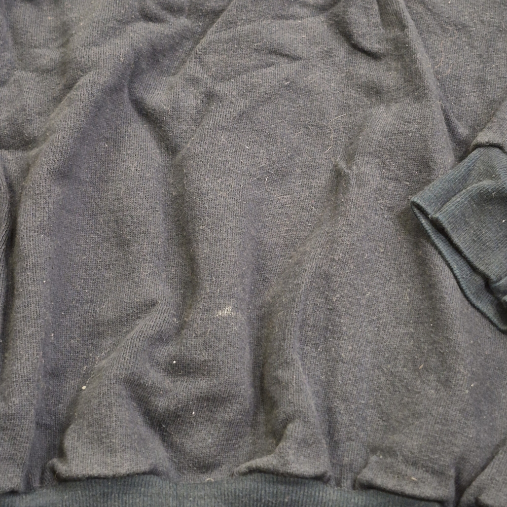 Vintage Navy Blue Men's Sweater By Tavako Size XL - Picture 4 of 4